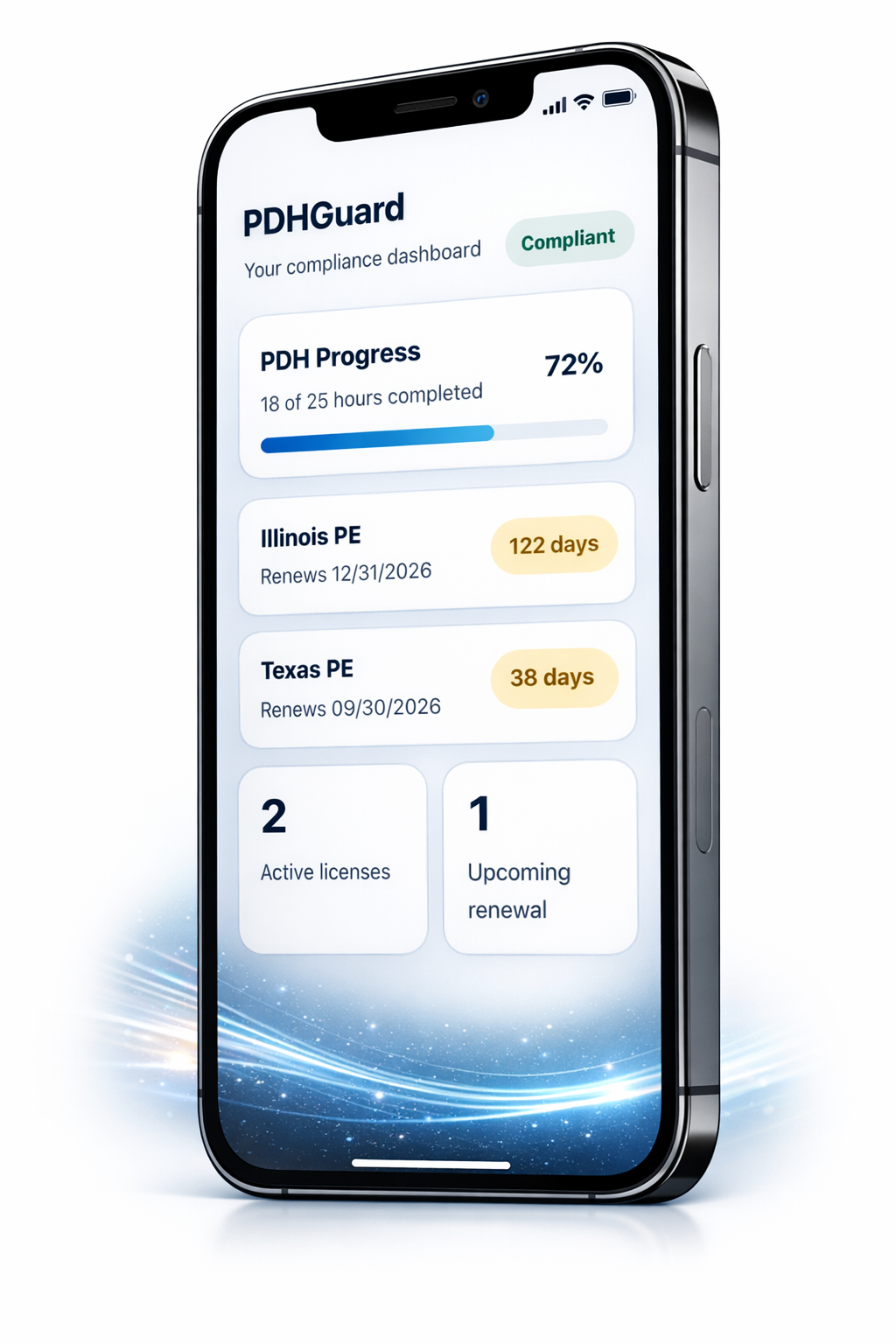 PDHGuard app preview