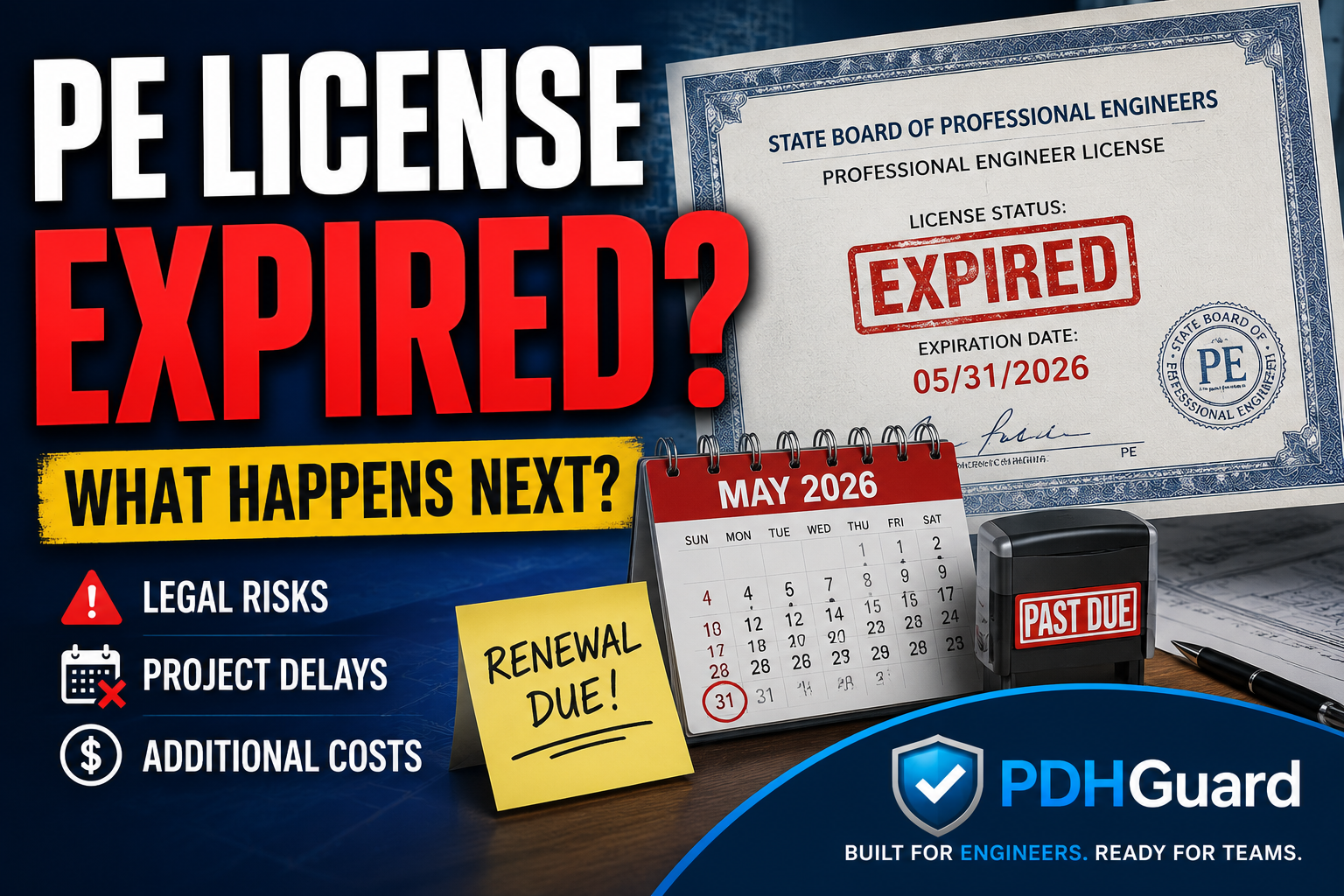 What happens if your PE license expires video thumbnail